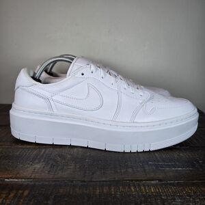 Nike Air Jordan 1 Elevate Low Womens Size 12 Shoes Triple White DH7004 111
